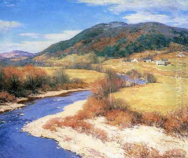 Indian Summer, Vermont Oil Painting by Willard Leroy Metcalf