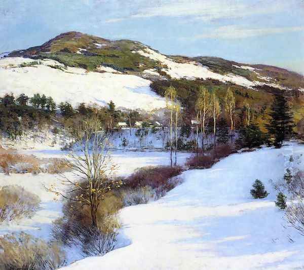 Cornish Hills, 1911 Oil Painting by Willard Leroy Metcalf