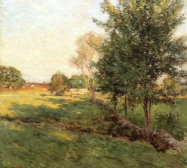 Lengthening Shadows Oil Painting by Willard Leroy Metcalf