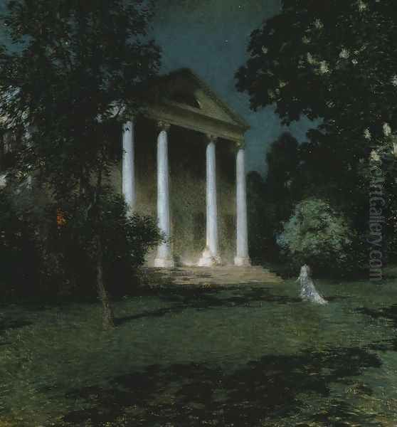 May Night, 1906 Oil Painting by Willard Leroy Metcalf