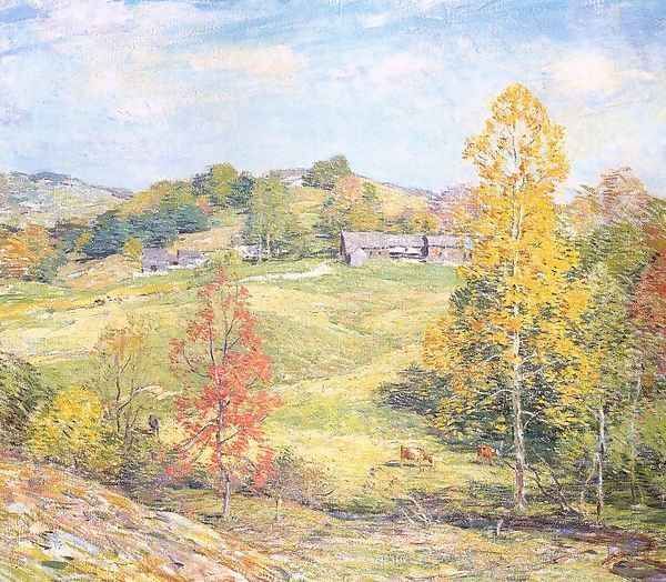 Le Sillon 1911 Oil Painting by Willard Leroy Metcalf