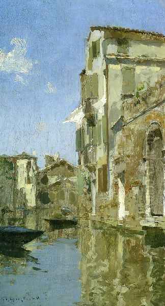 Venice Oil Painting by Willard Leroy Metcalf