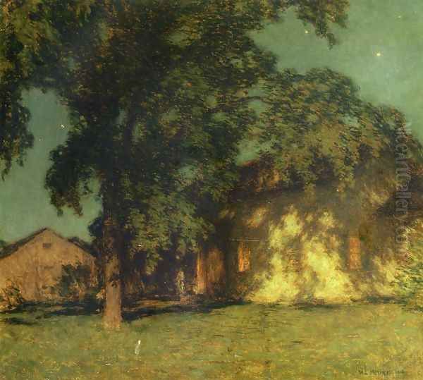 Summer Night (No. 2) Oil Painting by Willard Leroy Metcalf