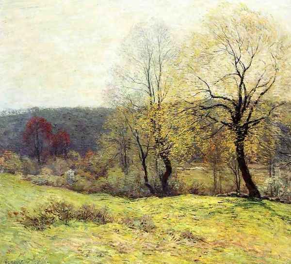 May Pastoral Oil Painting by Willard Leroy Metcalf