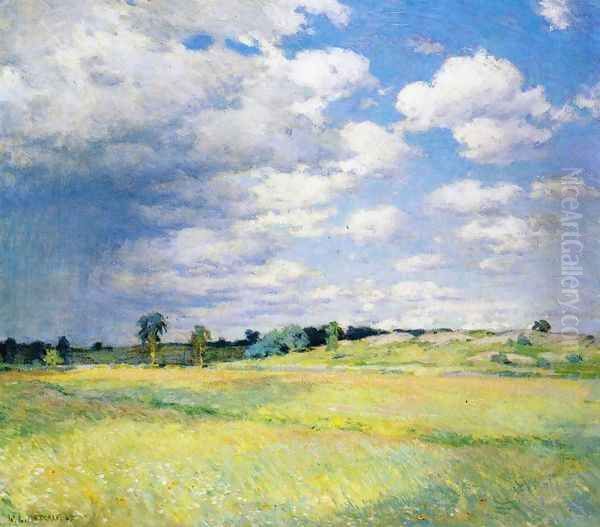 Flying Shadows Oil Painting by Willard Leroy Metcalf