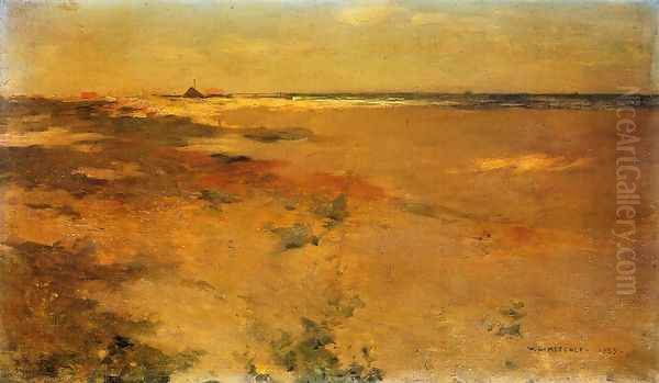 On the Suffolk Coast 2 Oil Painting by Willard Leroy Metcalf