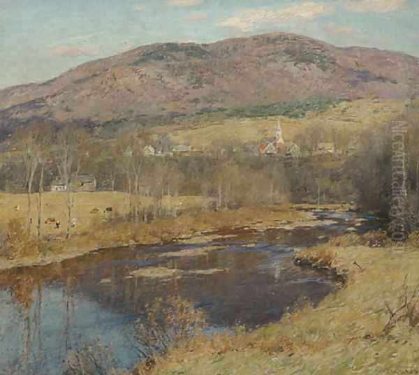 The North Country Oil Painting by Willard Leroy Metcalf