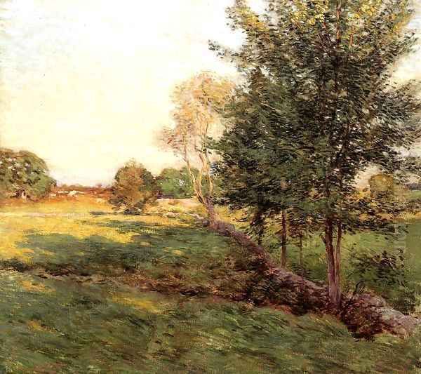 Landscape 1884 Oil Painting by Willard Leroy Metcalf