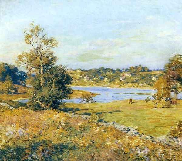 The Breath of Autumn 1915 Oil Painting by Willard Leroy Metcalf