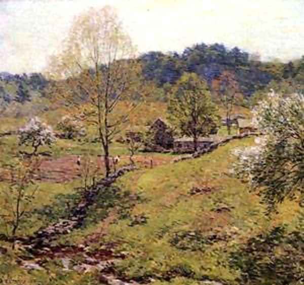 May Pastoral 1907 Oil Painting by Willard Leroy Metcalf