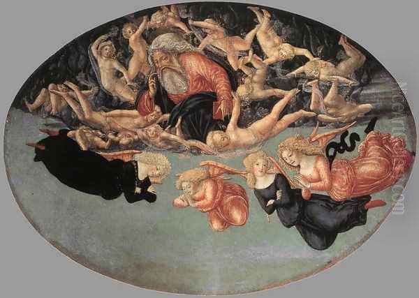 God the Father c. 1470 Oil Painting by Francesco Di Giorgio Martini