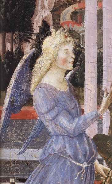 Annunciation (detail) 1470-72 Oil Painting by Francesco Di Giorgio Martini