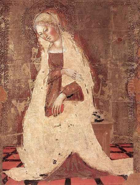 Madonna Annunciate Oil Painting by Francesco Di Giorgio Martini