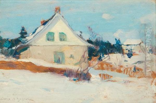 St. Joseph De Charlevoix Oil Painting by Clarence Alphonse Gagnon