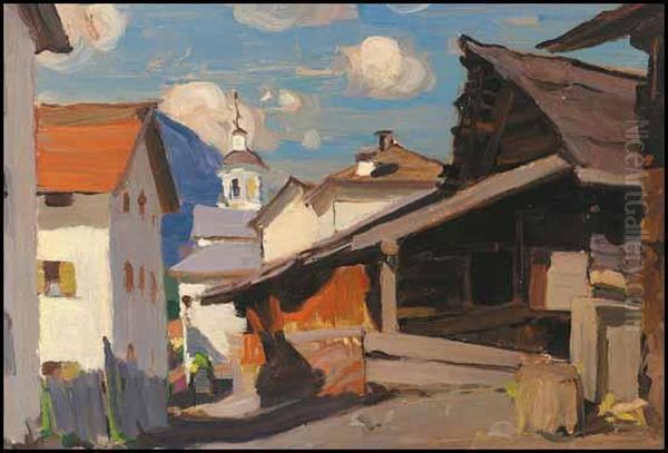 Haute Savoie, France Oil Painting by Clarence Alphonse Gagnon