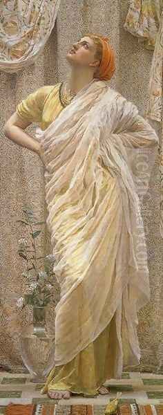 Birds Oil Painting by Albert Joseph Moore