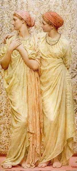 Topaz Oil Painting by Albert Joseph Moore