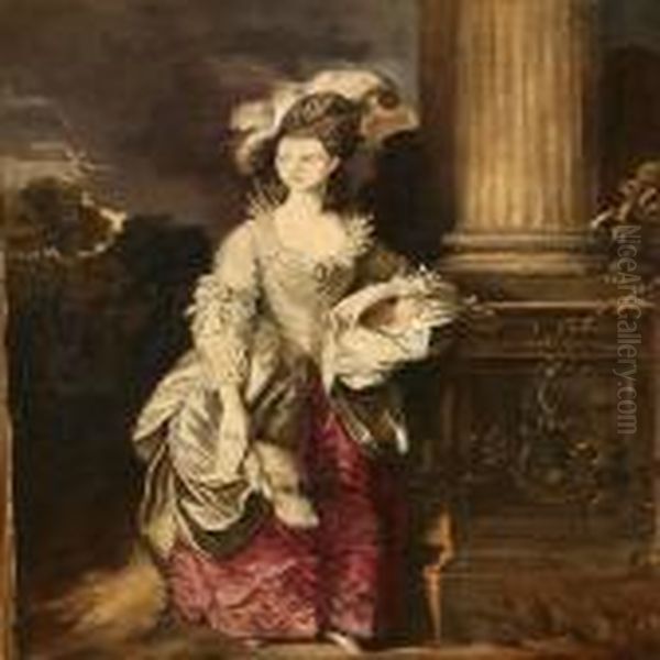 The Hon. Mrs. Graham. Oil Painting by Thomas Gainsborough