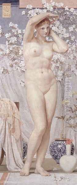 A Venus Oil Painting by Albert Joseph Moore