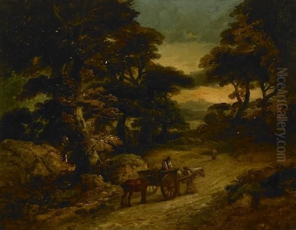 When The Day Is Done Oil Painting by Thomas Gainsborough