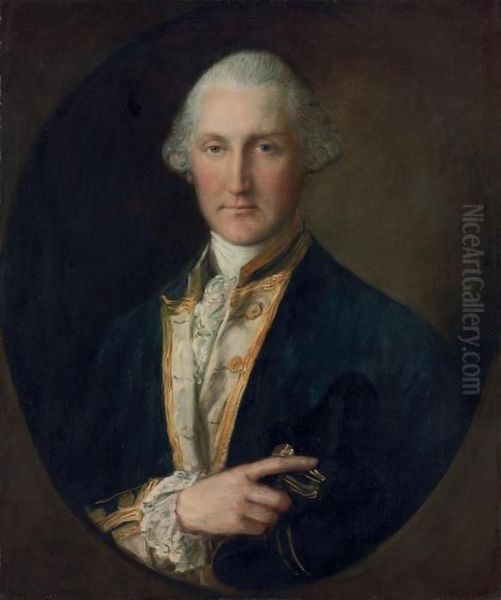 Portrait Of Lord William Campbell, M.p., Last British Governor Of
South Carolina (c. 1731-1778) Oil Painting by Thomas Gainsborough