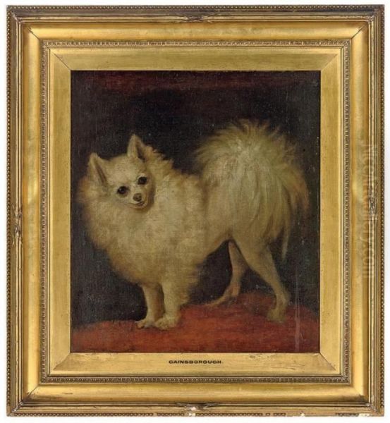 A Pomeranian Oil Painting by Thomas Gainsborough