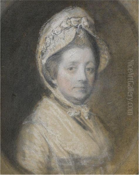 Portrait Of Mrs Thomas Gainsborough Oil Painting by Thomas Gainsborough