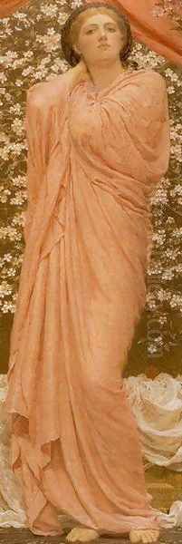 Blossoms Oil Painting by Albert Joseph Moore