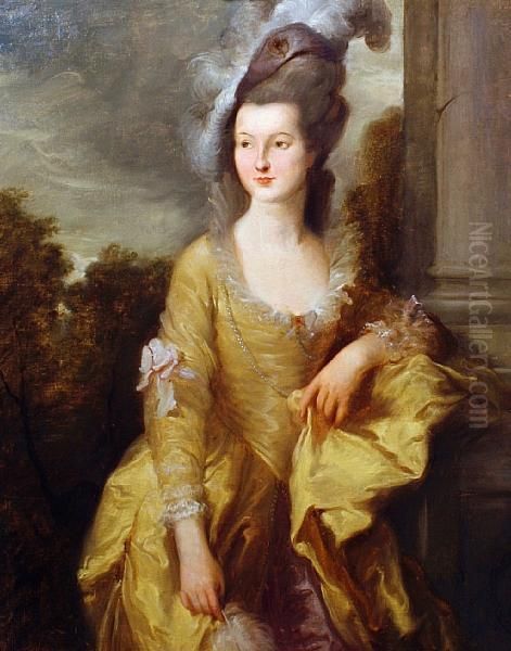 Portrait Of The Hon. Mrs Graham Oil Painting by Thomas Gainsborough