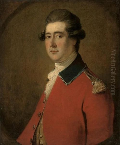 Portrait Of An Officer Oil Painting by Thomas Gainsborough