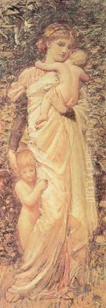 Caritas Oil Painting by Albert Joseph Moore