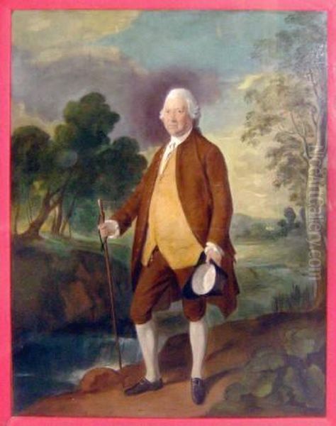 A Portrait Of Sir Benjamin Truman Oil Painting by Thomas Gainsborough