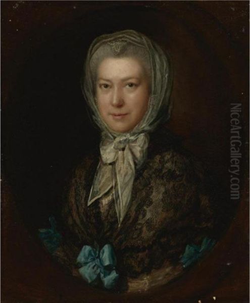 Portrait Of Miss Low Oil Painting by Thomas Gainsborough