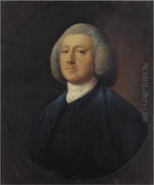 Portrait Of Dr. William Walcot Oil Painting by Thomas Gainsborough