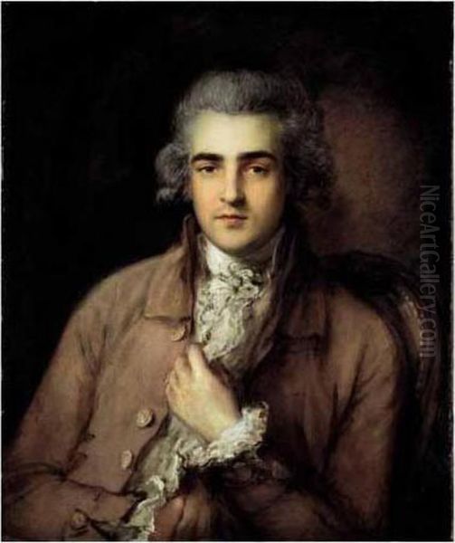 Portrait Of Richard Tickell (1751-1793) Oil Painting by Thomas Gainsborough