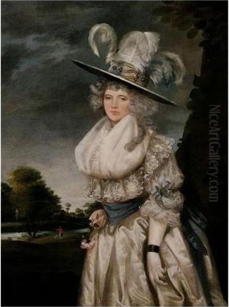 Portrait Of A Lady Oil Painting by Thomas Gainsborough