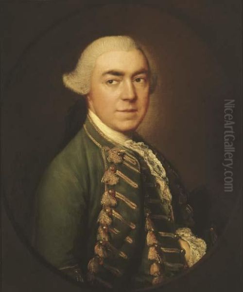 Portrait Of Samuel Foote (1720-1777) Oil Painting by Thomas Gainsborough