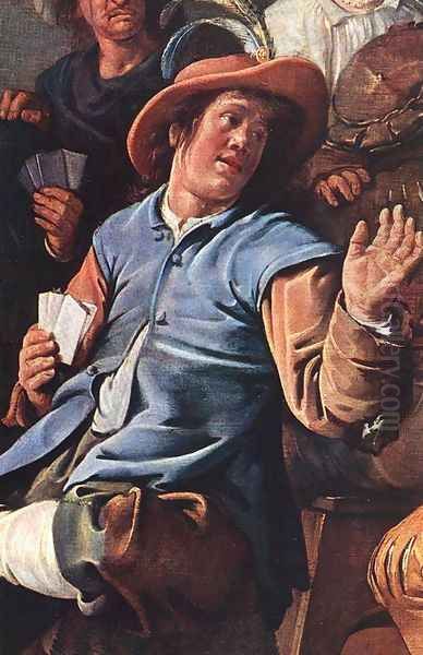 The Denying of Peter (detail) 1636 Oil Painting by Jan Miense Molenaer