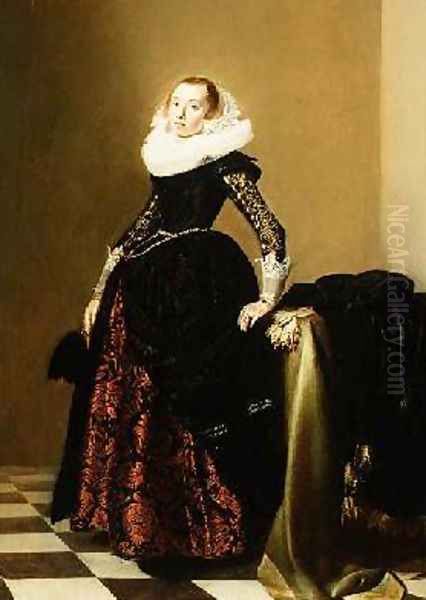 Portrait of a Lady Oil Painting by Jan Miense Molenaer