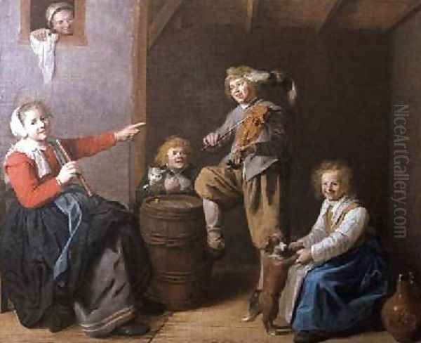 The Musical Party Oil Painting by Jan Miense Molenaer