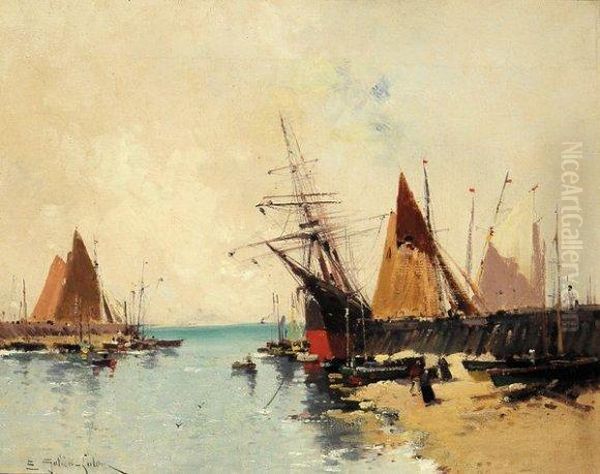 Marine Oil Painting by Eugene Galien-Laloue