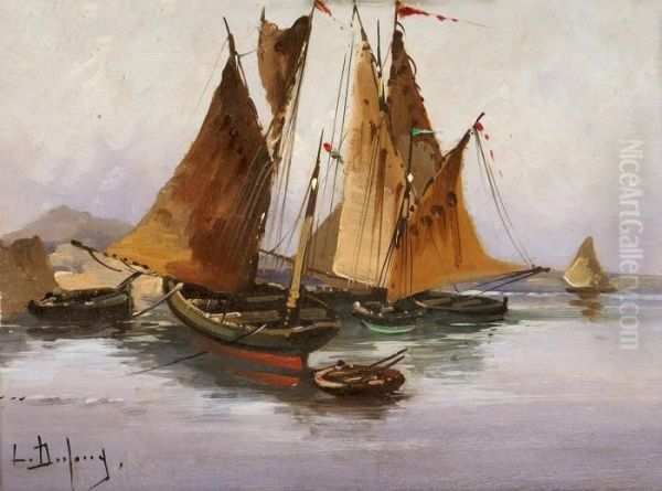 Marine Oil Painting by Eugene Galien-Laloue