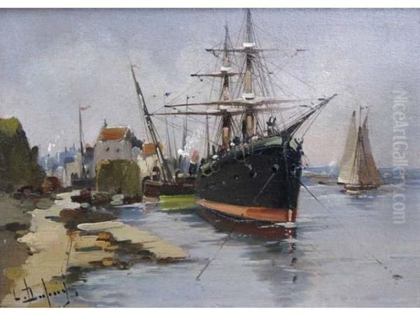 Sans Titre Oil Painting by Eugene Galien-Laloue