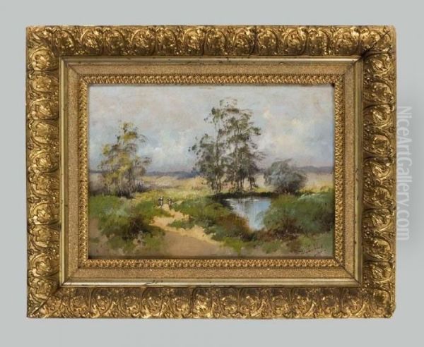 Stimmungslandschaft Oil Painting by Eugene Galien-Laloue