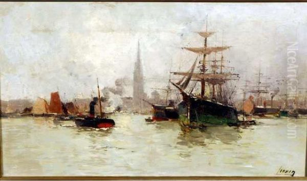 Galien-laloue Oil Painting by Eugene Galien-Laloue