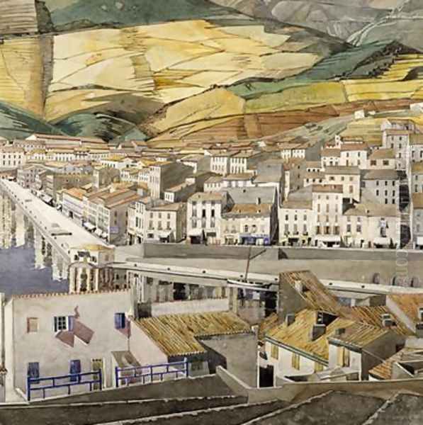 Port Vendres 1856 Oil Painting by Charles Rennie Mackintosh