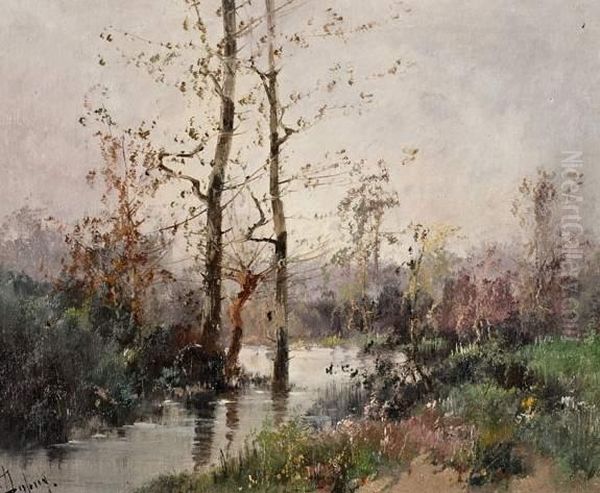 Paysage Oil Painting by Eugene Galien-Laloue