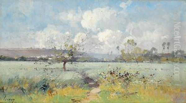 Paesaggio Estivo Oil Painting by Eugene Galien-Laloue