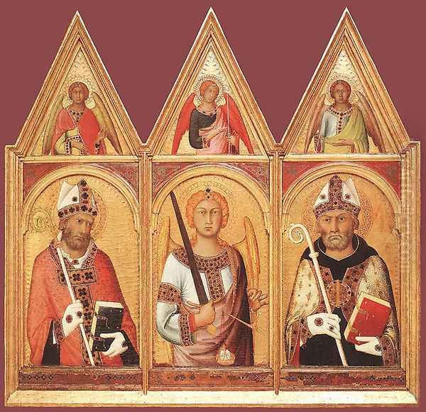 Polyptych Oil Painting by Simone Martini