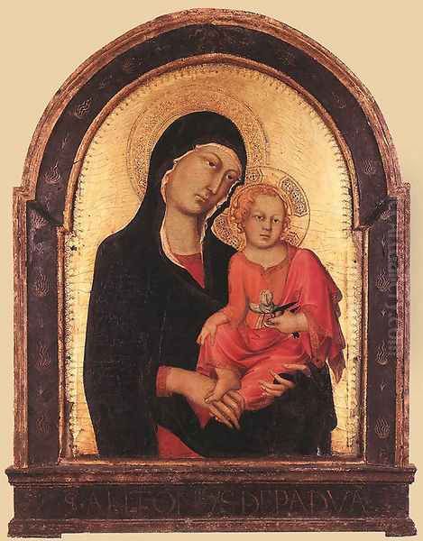 Madonna and Child Oil Painting by Simone Martini